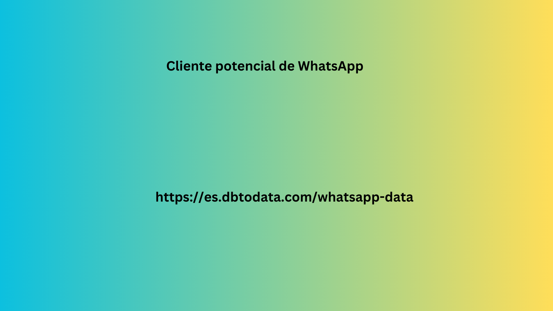 Cliente potencial de WhatsApp