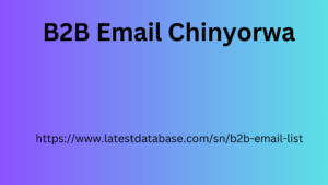 B2B Email Chinyorwa