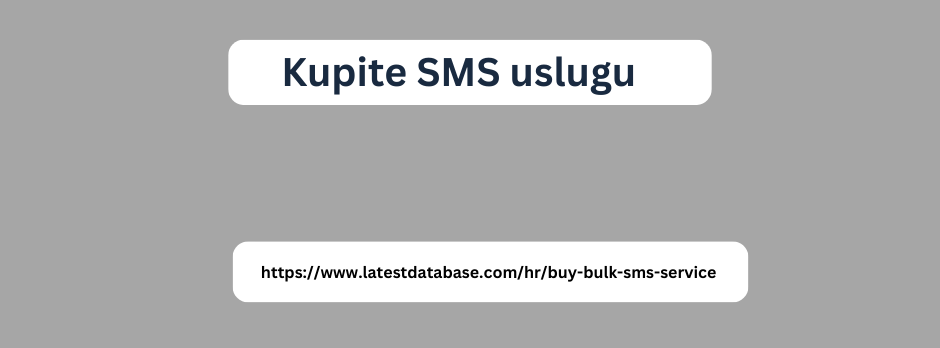 Kupite SMS uslugu