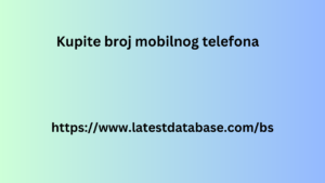 Kupite broj mobilnog telefona 