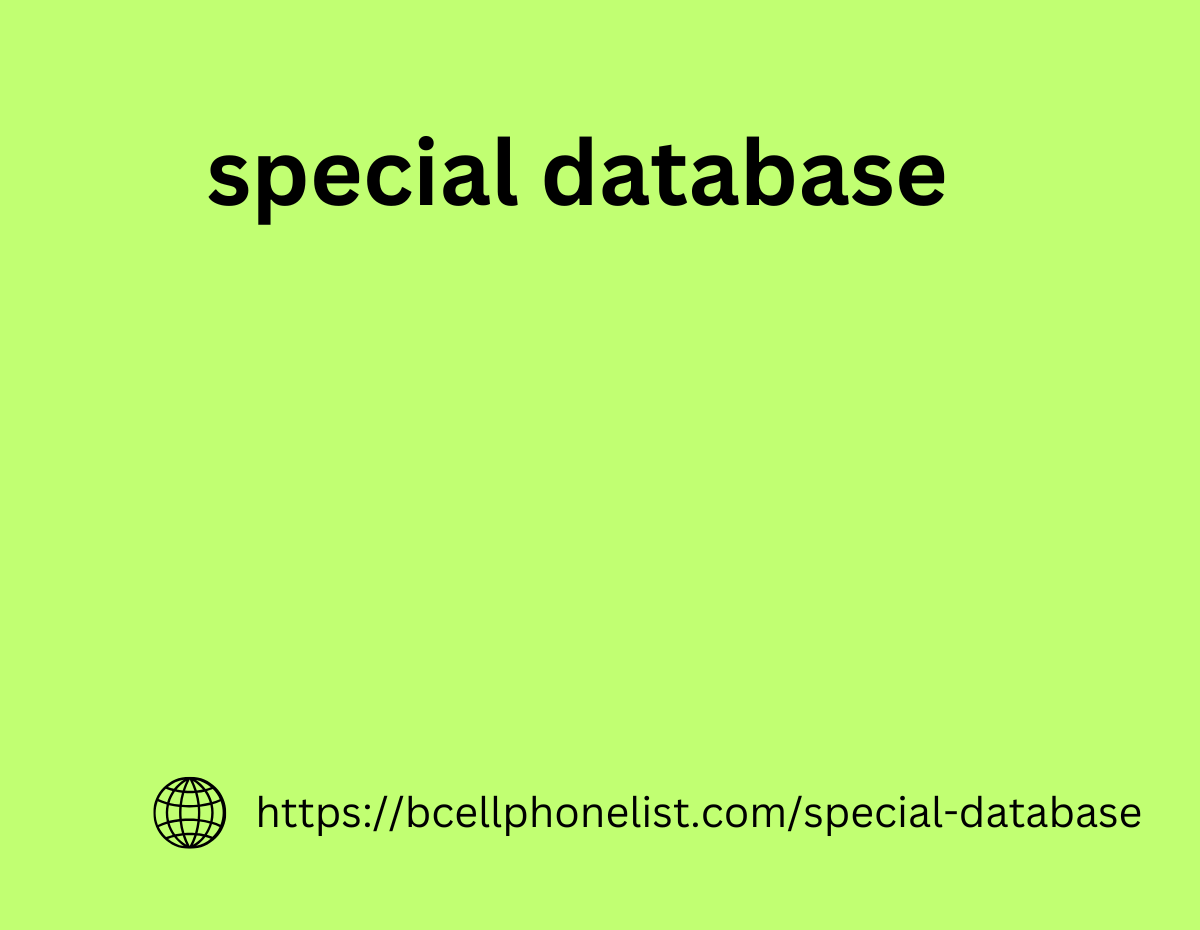 special database