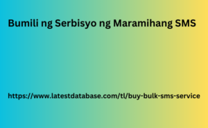 Bumili ng Serbisyo ng Maramihang SMS