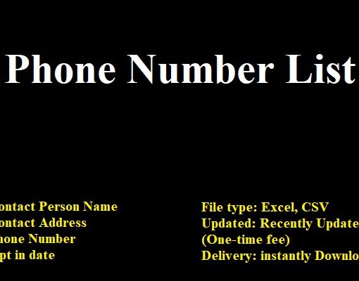 Phone Number List