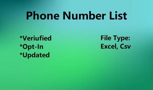 Phone Number List