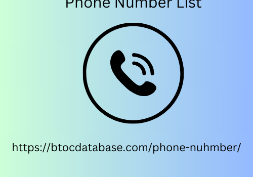 Phone Number List