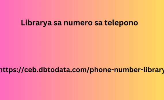 Librarya sa numero sa telepono