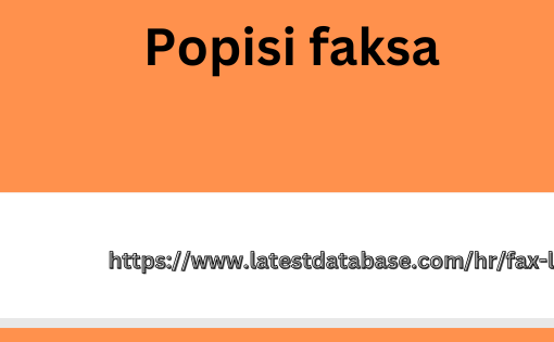 Popisi faksa