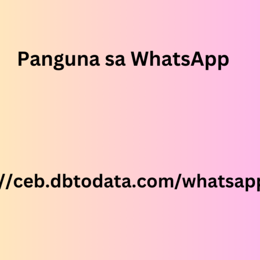 Panguna sa WhatsApp