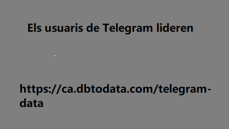 Els usuaris de Telegram lideren