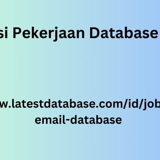 Fungsi Pekerjaan Database Email