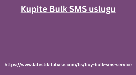 Kupite Bulk SMS uslugu