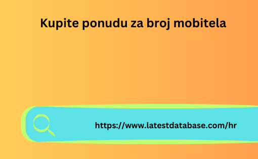 Kupite ponudu za broj mobitela