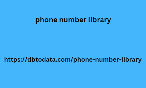 phone number library