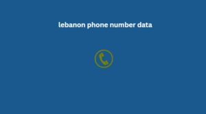 lebanon phone number data