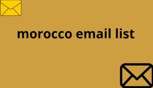 morocco email list