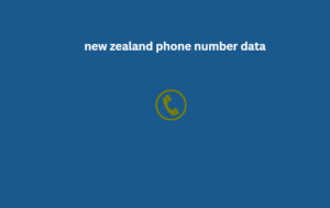 new zealand phone number data