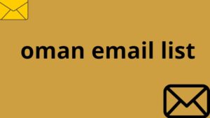 oman email list