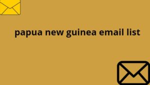 papua new guinea email list