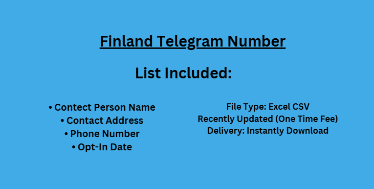 Finland Telegram Number